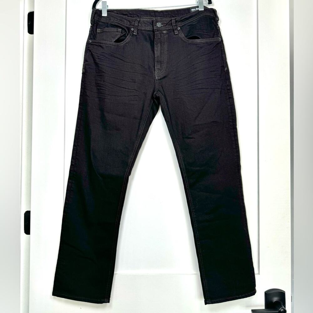Buffalo David Bitton Black Ash-X Slim Stretch Jeans Size W34 L30